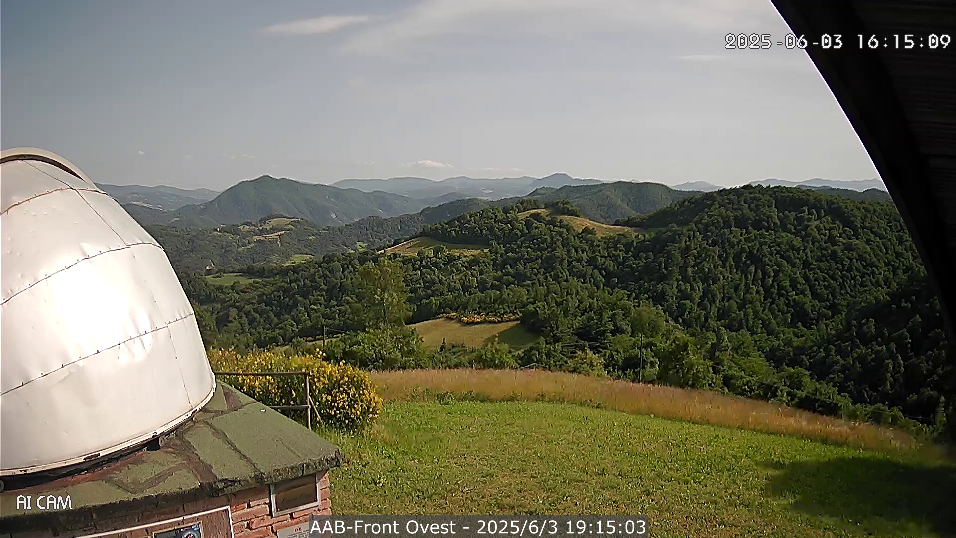 immagine della webcam nei dintorni di Ozzano dell'Emilia: webcam Monte San Pietro