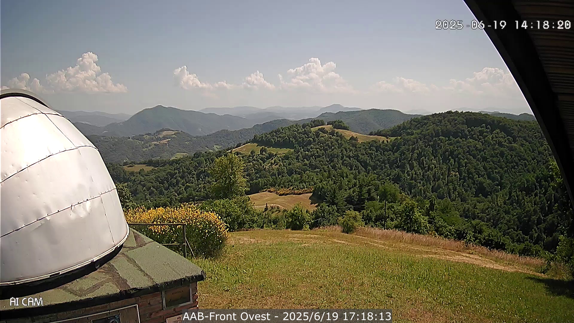 immagine della webcam nei dintorni di San Lazzaro di Savena: webcam Monte San Pietro