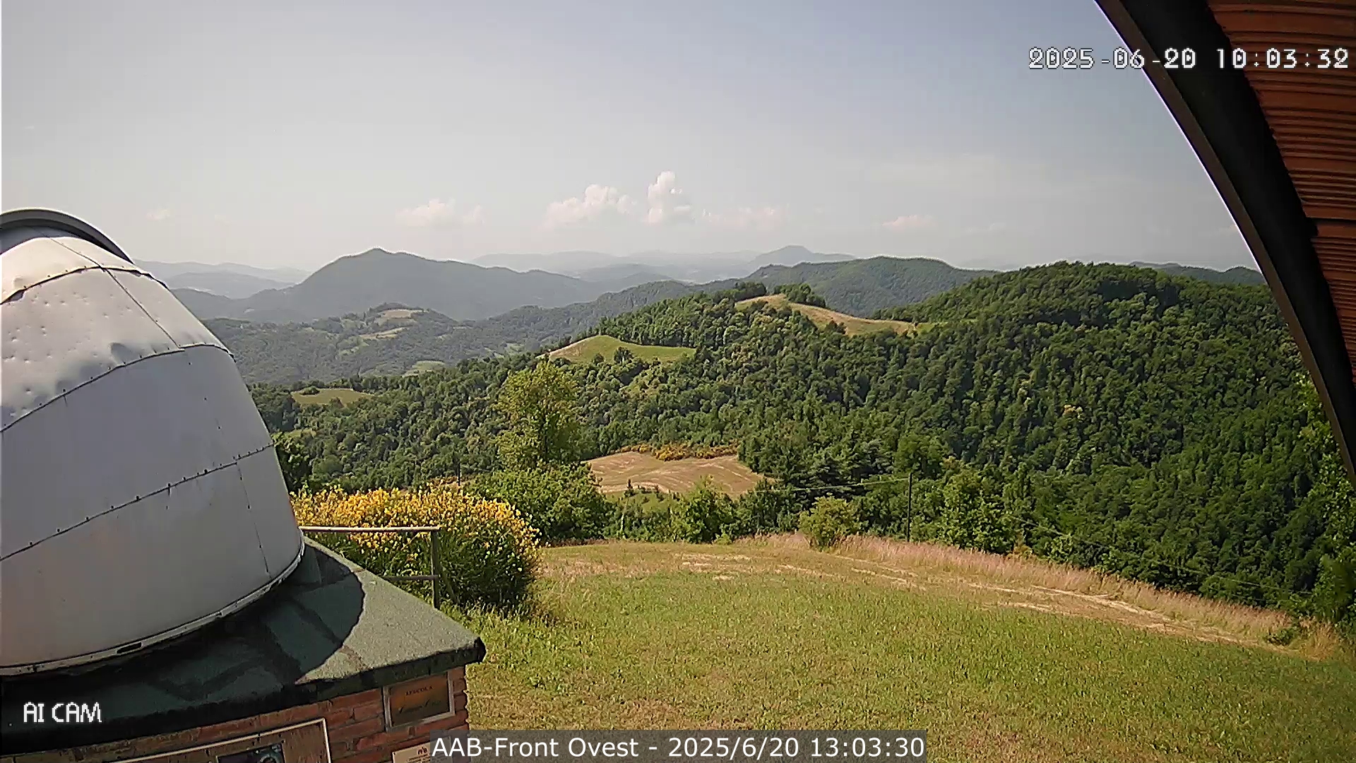 immagine della webcam nei dintorni di Ozzano dell'Emilia: webcam Monte San Pietro